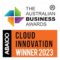 Cloud Innovation Winner 2023, The Australian Business Awards