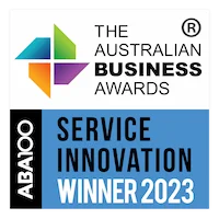 Service Innovation Winner 2023, The Australian Business Awards