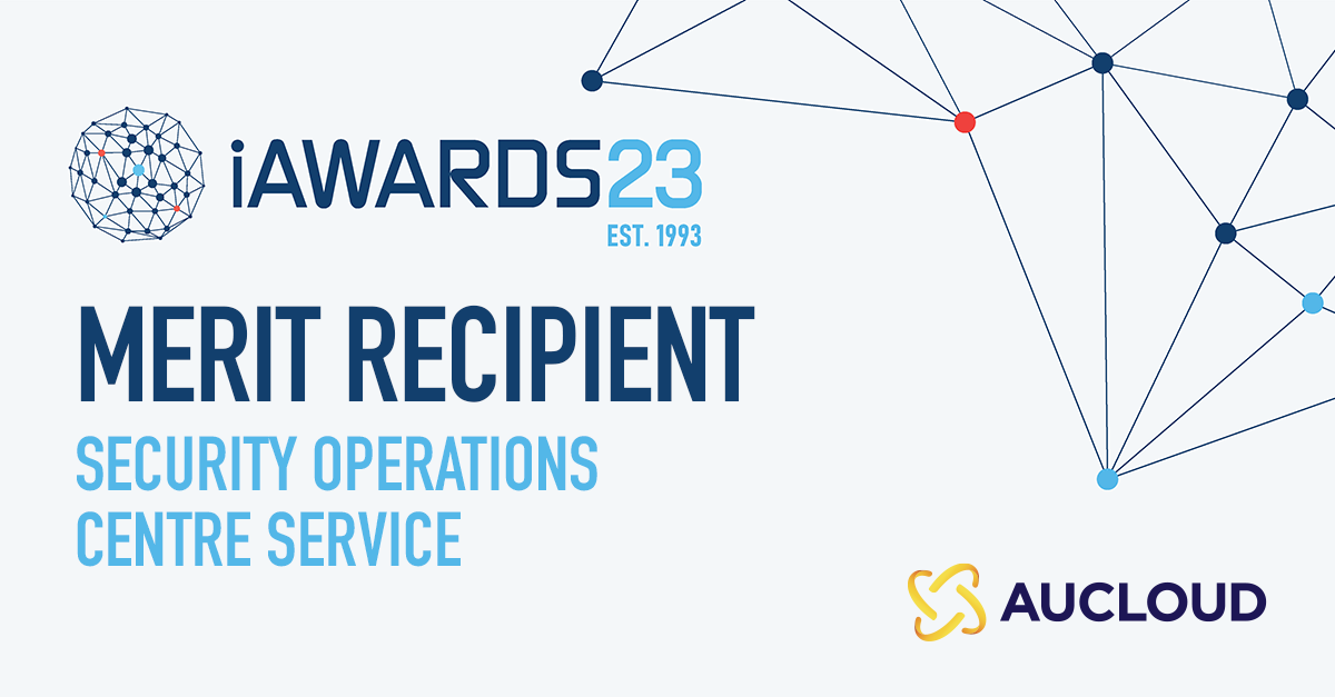 AUCloud awarded for innovative Cyber Security services in 2023 iAwards